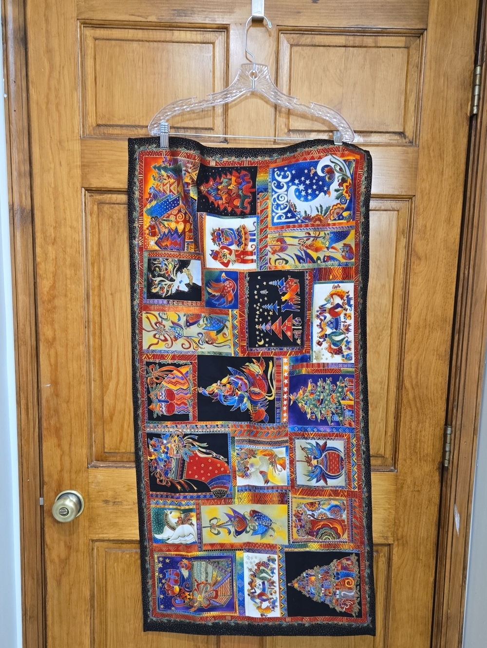 Handmade Colorful Table Runner - Vibrant Multicolor Decorative Panel